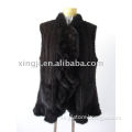 knitted mink fur vest